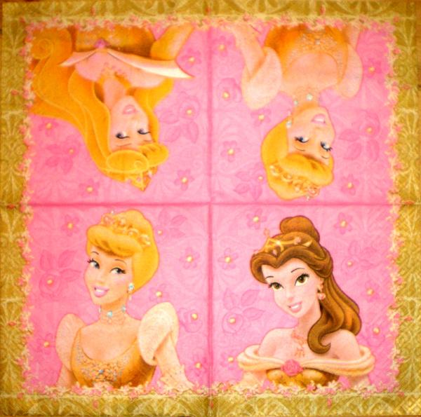 034 Mädchen - 2-ply - Disney